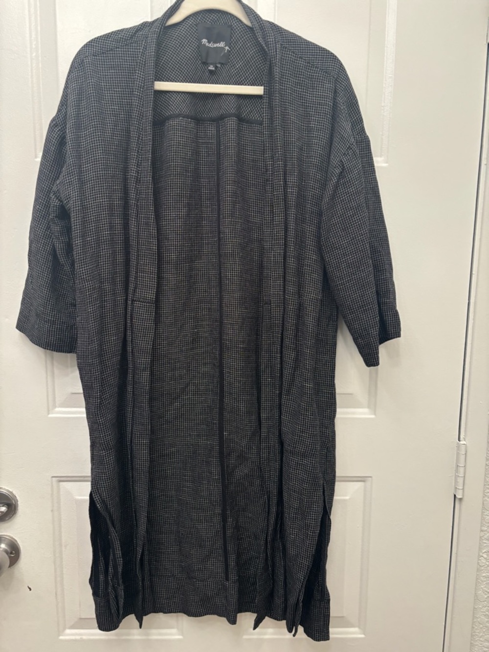 Madewell Linen Blend XS Lightweight Duster - Picture 2 of 7